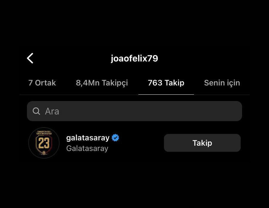 Joao Felix transfer ateşini yaktı! Süper Lig devinin resmi hesabını takibe aldı Joao Felix transfer ateşini yaktı! Süper Lig devinin resmi hesabını takibe aldı