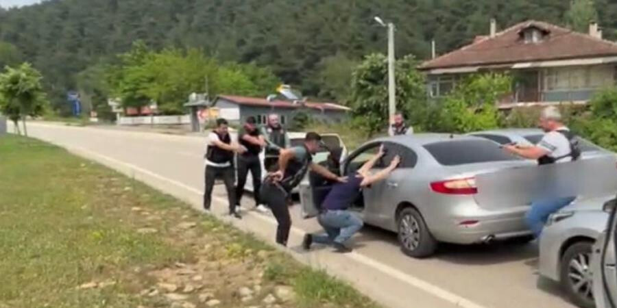 Film sahnelerini aratmayan operasyonla yakalandılar! Havadan ve karadan anbean takip