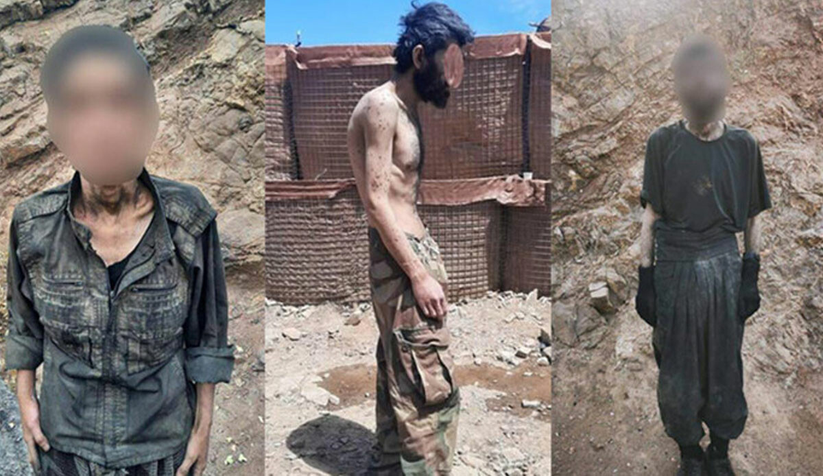 Açlıktan ölmek üzere olan PKK'lı teröristler teslim oldu Açlıktan ölmek üzere olan PKK'lı teröristler teslim oldu