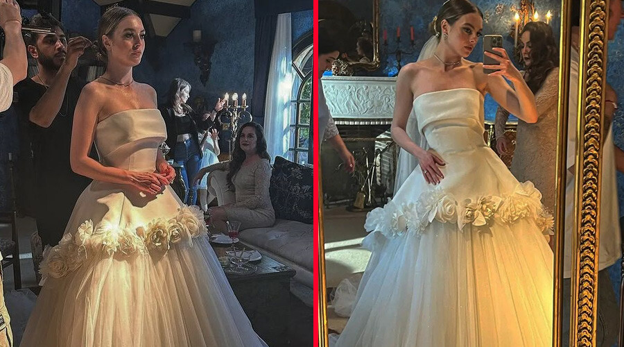 Melis Sezen gelin oldu, hayranları fotoğraflarını yorumsuz bırakmadı