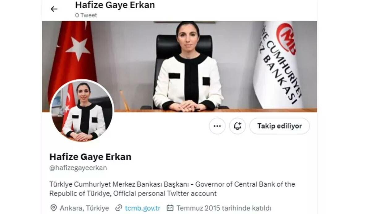 Merkez Bankası Başkanı, 'Muhteşem Türk Kızı' artık Twitter’da Merkez Bankası Başkanı, 'Muhteşem Türk Kızı' artık Twitter’da