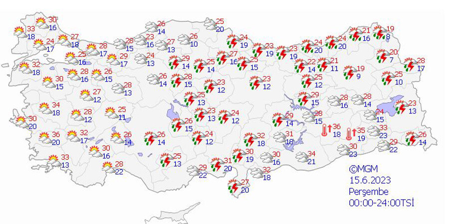 Meteoroloji’den 32 il için sarı kodlu uyarı! Çok kuvvetli geliyor, sel ve baskınlara karşı dikkat