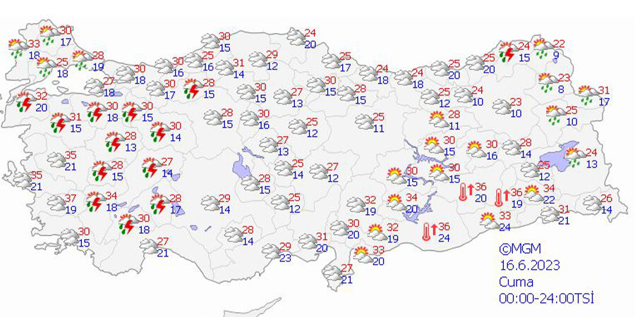 Meteoroloji’den 32 il için sarı kodlu uyarı! Çok kuvvetli geliyor, sel ve baskınlara karşı dikkat