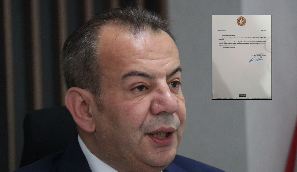 Tanju Özcan, Cumhurbaşkanı Erdoğan&#039;dan muvafakat istedi: İmzalı talep mektubunu paylaştı
