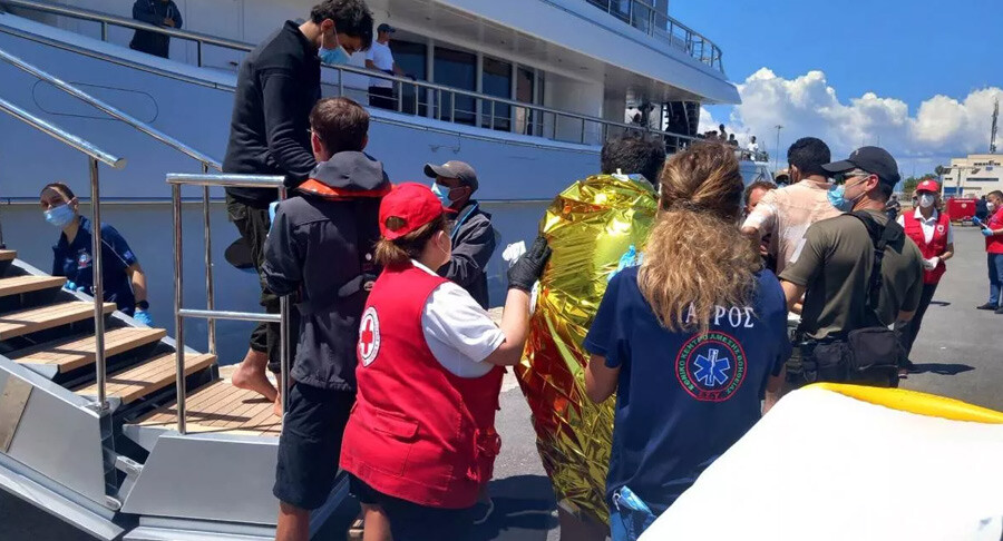 Yunanistan'daki göçmen faciasında kan donduran iddia: Ambarda 100 çocuk vardı