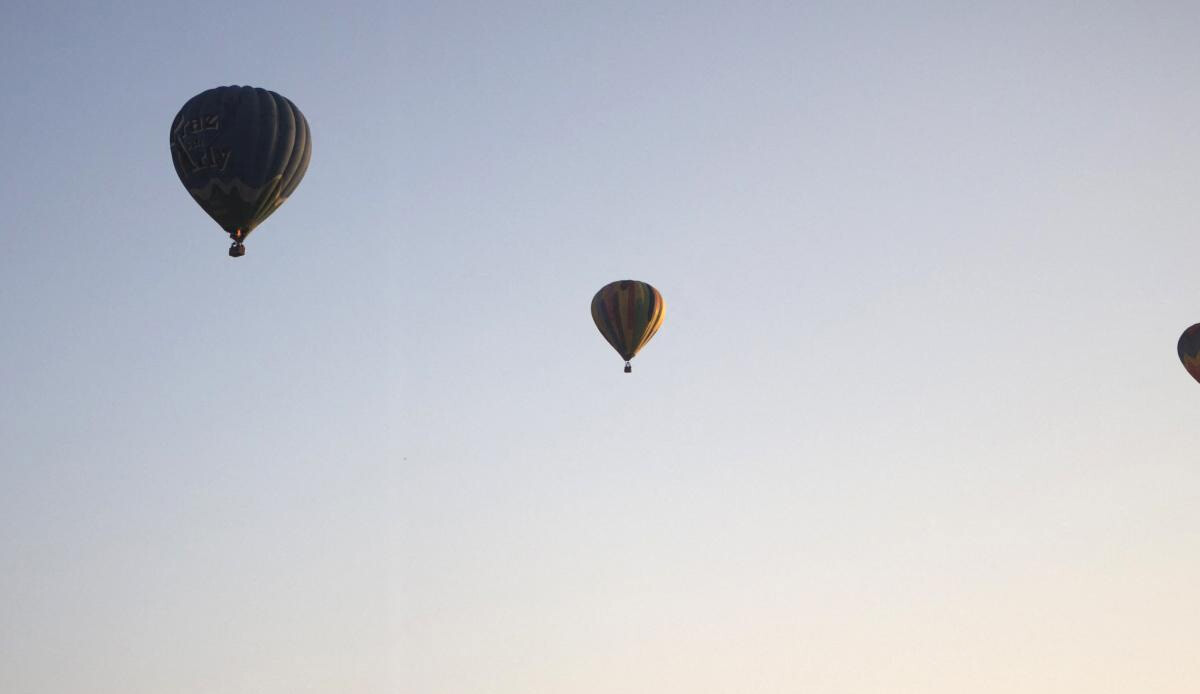 Sıcak hava balonunun kalkışı sırasında yangın çıktı: 7 yaralı