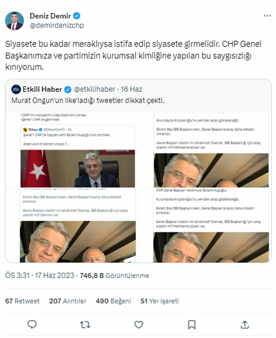 Kılıçdaroğlu-İmamoğlu rekabeti sosyal medyaya taşındı: CHP’li isim “genel başkanımıza saygısızlık” dedi Kılıçdaroğlu-İmamoğlu rekabeti sosyal medyaya taşındı: CHP’li isim “genel başkanımıza saygısızlık” dedi