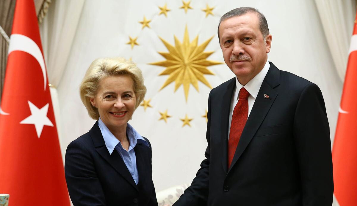 Son dakika... Cumhurbaşkanı Erdoğan AB Komisyonu Başkanı Leyen ile görüştü Son dakika... Cumhurbaşkanı Erdoğan AB Komisyonu Başkanı Leyen ile görüştü