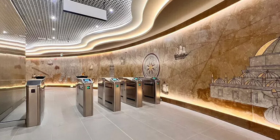 Dünya ulaşımında bir ilk interaktif ve sanatsal metro tasarımı