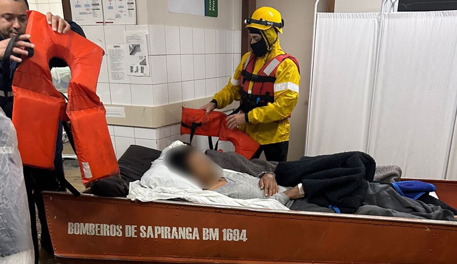 Brezilya sele teslim: 3 ölü, 12 kayıp Brezilya sele teslim: 3 ölü, 12 kayıp
