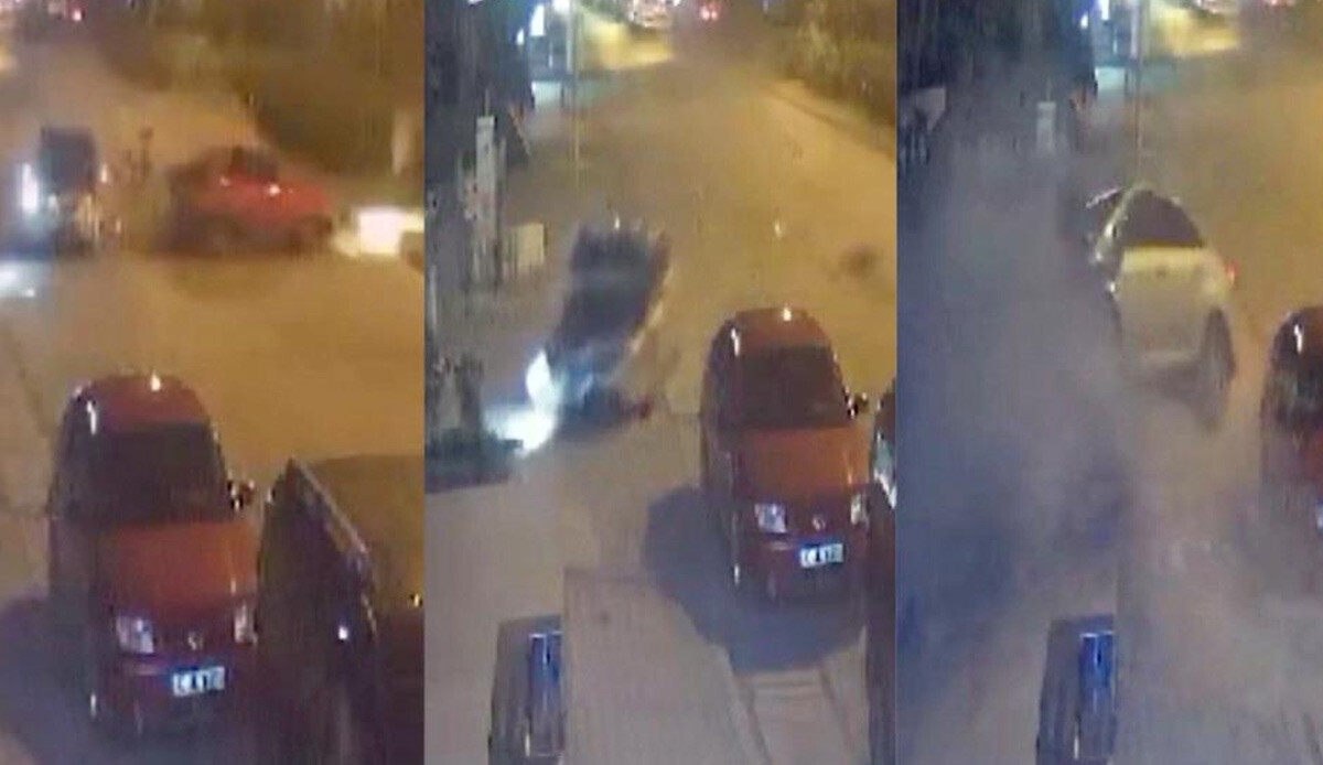 Mersin'de feci kaza! 2 ölü, 4 yaralı var: O  anlar kamerada