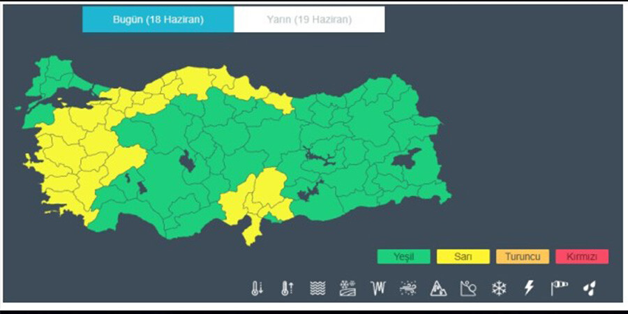 Tatil planı yapanlar dikkat! Geliyor! Meteoroloji 28 şehri uyardı