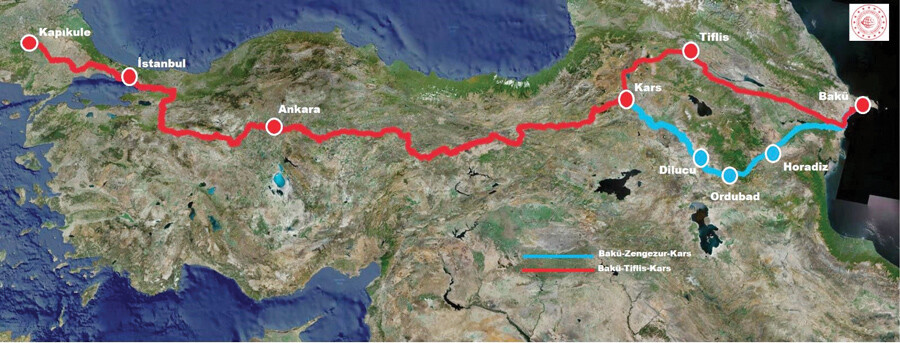 Zengezur ile Doğu Batı ticareti artacak Zengezur ile Doğu Batı ticareti artacak