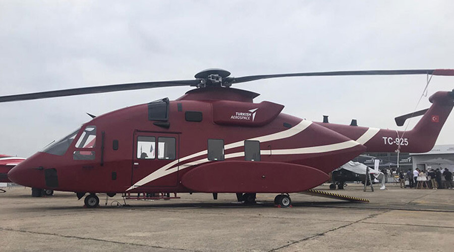 TUSAŞ'ın 'son harikası': Türkiye'nin yeni helikopteri T925 ilk defa vitrine çıktı t925 helikopteri