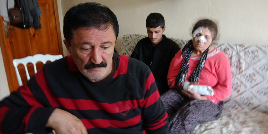 4 çocuk annesi acımasızca darp edildi! 