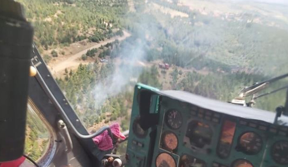 Manisa Soma'da orman yangını! Çok sayıda araç ile müdahale edildi