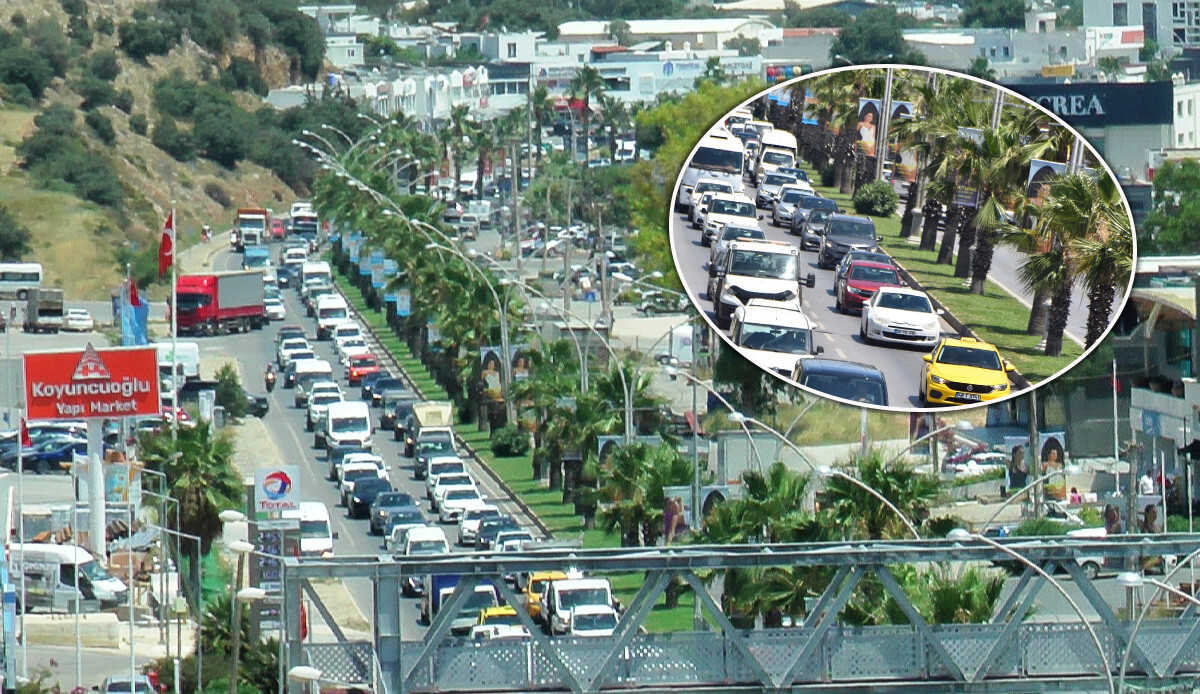 Bayramı fırsat bilenler şehre akın etti! Bodrum