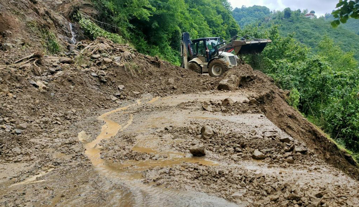 Ordu'da 65 farklı noktada heyelan oluştu Ordu'da 65 farklı noktada heyelan oluştu