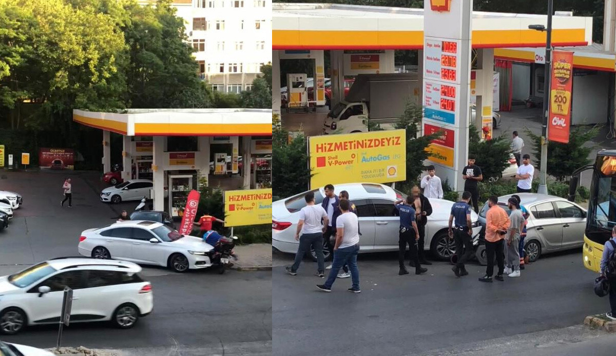 Üsküdar’da bidonla benzin alamayan sürücü dehşet saçtı! Otomobili çevredekilerin üzerine sürdü