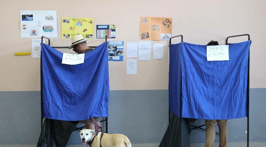 Yunanistan'da sandık çıkış anketleri Yunanistan'da sandık çıkış anketleri