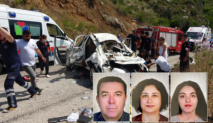 Bayram günü feci kaza! Bir aile parçalandı: 3 ölü, 2 yaralı