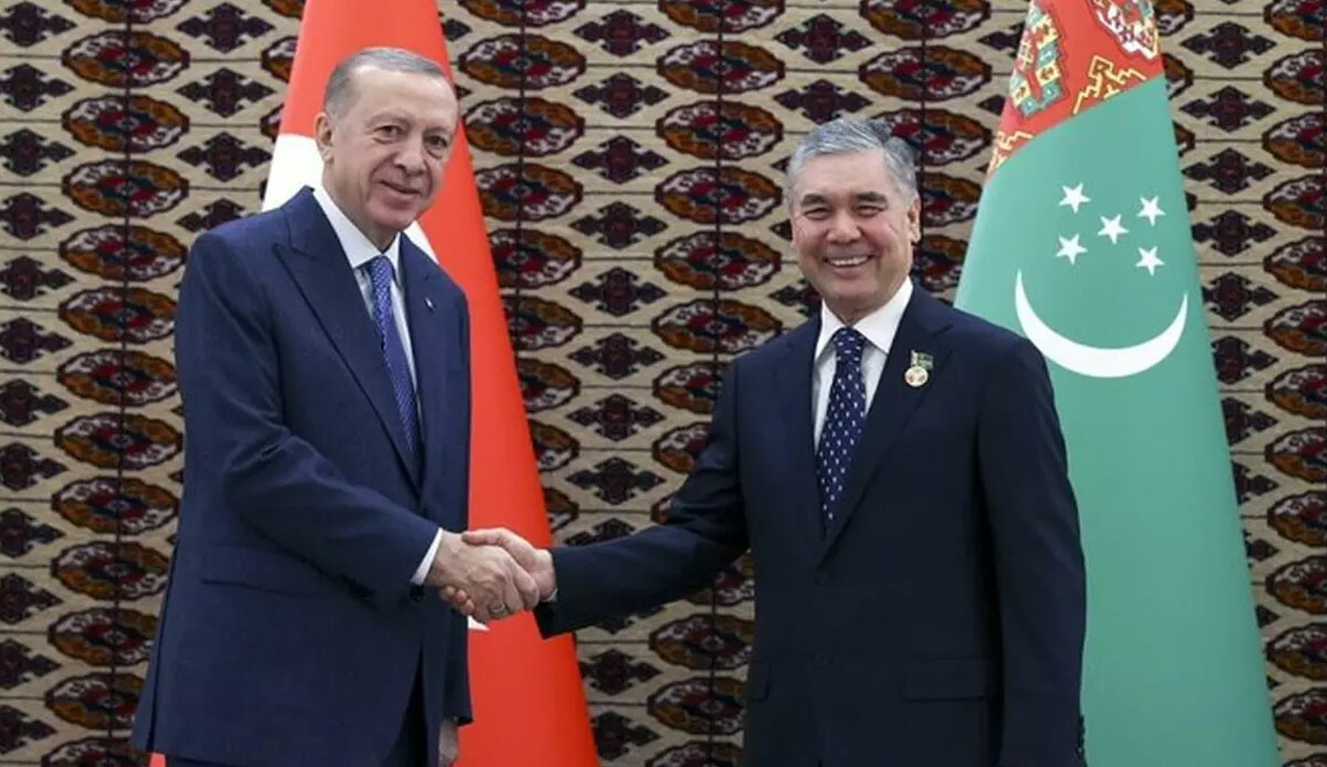 Cumhurbaşkanı Erdoğan ,Türkmenistan Devlet Başkanı Berdimuhammedov ile görüştü Cumhurbaşkanı Erdoğan ,Türkmenistan Devlet Başkanı Berdimuhammedov ile görüştü