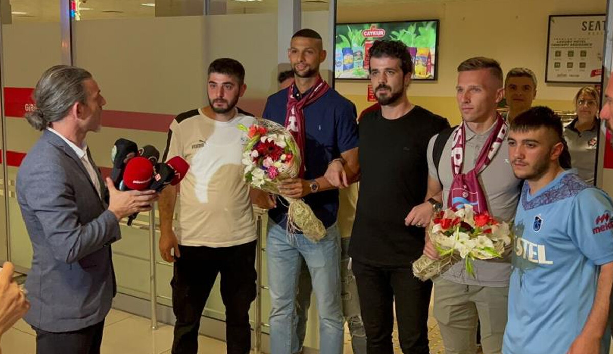 Trabzonspor'un yeni transferleri Orsic ve Fernandez Türkiye'ye geldi Trabzonspor'un yeni transferleri Orsic ve Fernandez Türkiye'ye geldi