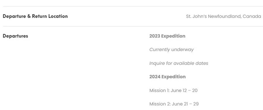 Denizaltı faciasının ardından Titan'ın şirketi yeniden bilet satışlarına başladı