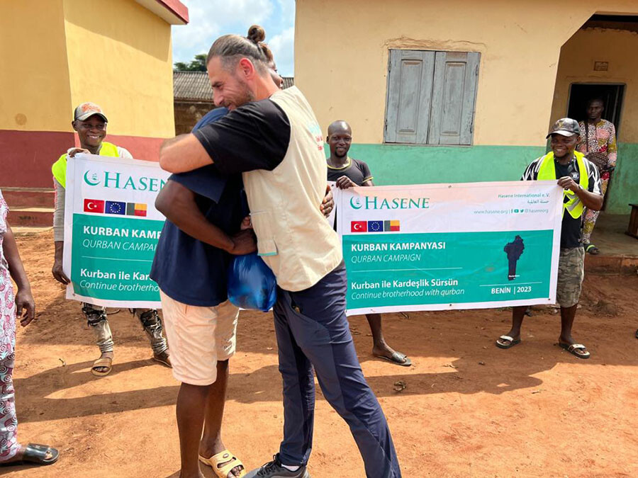 Hasene kurban ile milyonlarca mazlum ve mağdura ulaştı