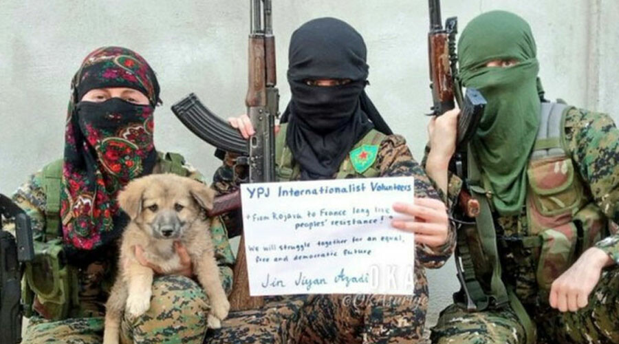 Cumhurbaşkanı Erdoğan Fransa'yı uyarmıştı: Madalya verdikleri YPG'liler isyancıları destekliyor