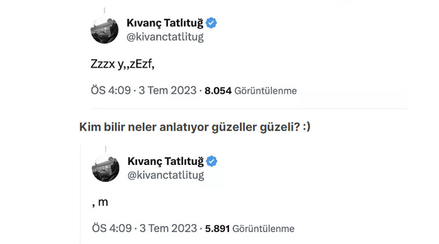 Kurt Efe babasının hesabını ele geçirdi, attığı tweetlere yorum yağdı Kurt Efe babasının hesabını ele geçirdi, attığı tweetlere yorum yağdı