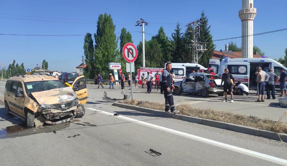 Konya’da feci kaza: 1 ölü, 1 yaralı