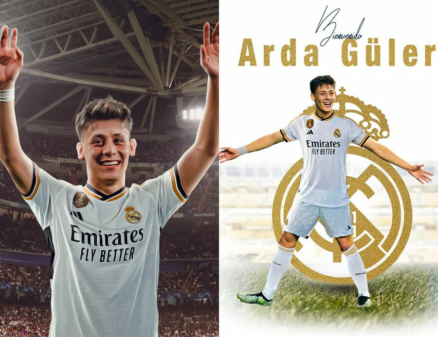Real Madrid Arda Güler'i Türkçe tweetle duyurdu Real Madrid Arda Güler'i Türkçe tweetle duyurdu