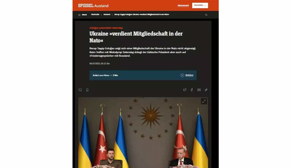 Zelensky'nin Erdoğan ziyareti dış basında geniş yer buldu: Türkiye liderlik yapmaya hazır