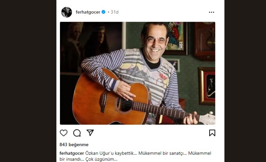 Sevenleri Özkan Uğur’un vefatı ilgili ne dediler? Özkan Uğur için yazılan başsağlığı mesajları…