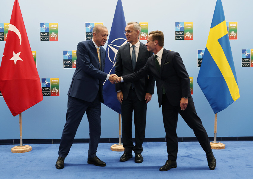 Erdoğan, Stoltenberg ve Kristtersson ile bir araya geldi