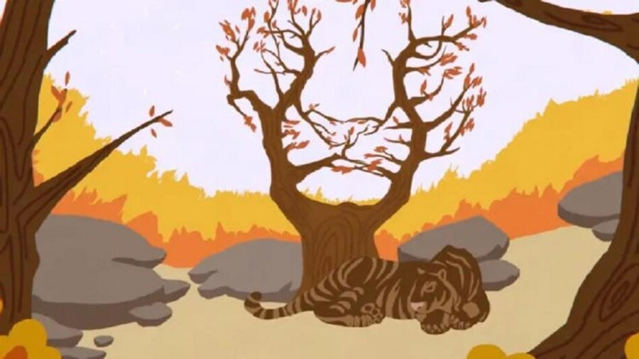 Görseldeki ikinci kaplan nerede? 5 saniyede sadece gerçek zekiler buluyor