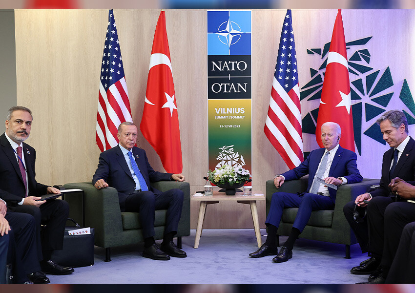 Cumhurbaşkanı Erdoğan ABD Başkanı Biden ile görüştü