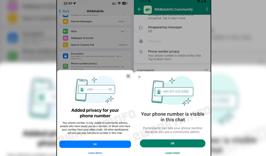 WhatsApp numarasını gizlemek isteyenlere iyi haber whatsapp toplulukları telefon numarasını gizleme seçeneği
