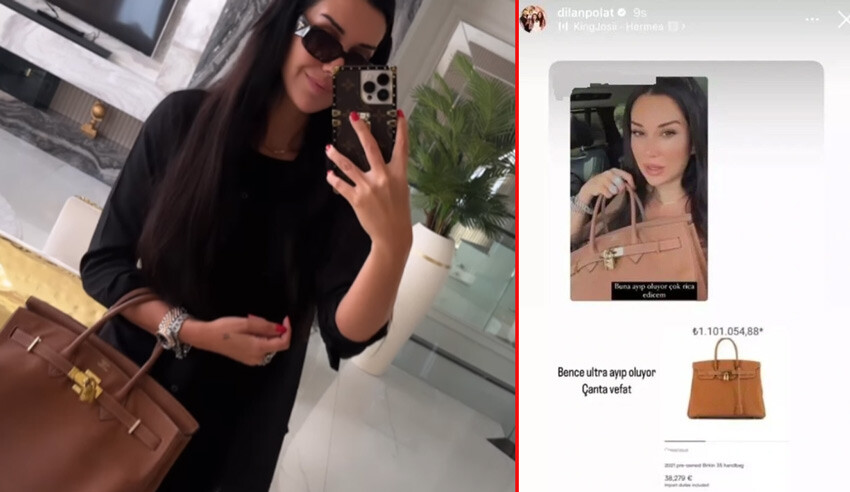 Dilan Polat’ın milyonluk çantası sosyal medyanın diline düştü, kimse fiyatına anlam veremedi