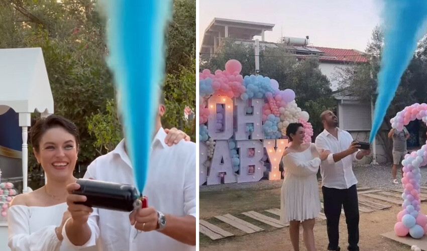 Ezgi Mola’ya sürpriz parti! Bebeğin cinsiyetini böyle öğrendiler Ezgi Mola'nın baby shower partisi...