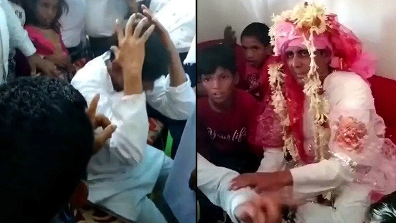 Kayın baba düğünde çıldırdı! Yalanı ortaya çıkan damada tekme tokat dayak Kayın baba düğünde çıldırdı! Yalanı ortaya çıkan damada tekme tokat dayak