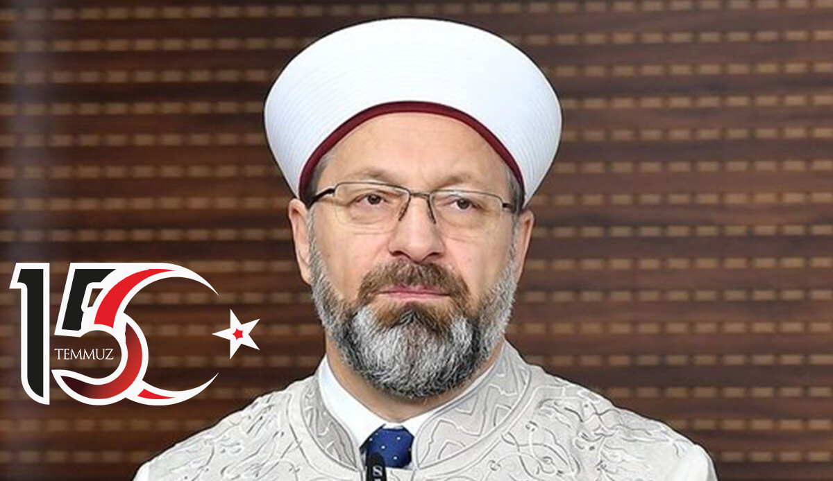 Diyanet'ten 15 Temmuz mesajı: FETÖ terör örgütüne karşı asil bir mücadele verildi Diyanet'ten 15 Temmuz mesajı: FETÖ terör örgütüne karşı asil bir mücadele verildi