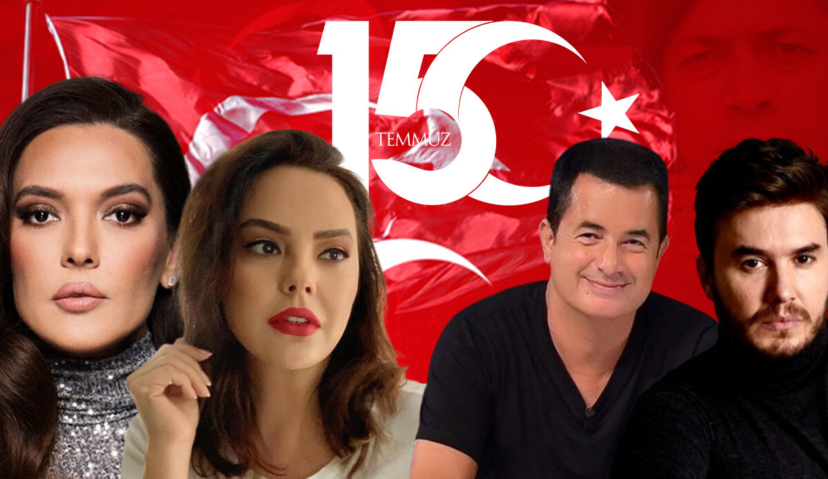 Ünlülerden 15 Temmuz mesajları: Unutmadık unutmayacağız