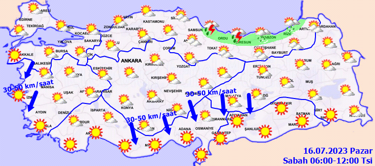 Meteoroloji uyardı: Kavurucu sıcaklar yerini sağanağa bırakıyor Meteoroloji uyardı: Kavurucu sıcaklar yerini sağanağa bırakıyor