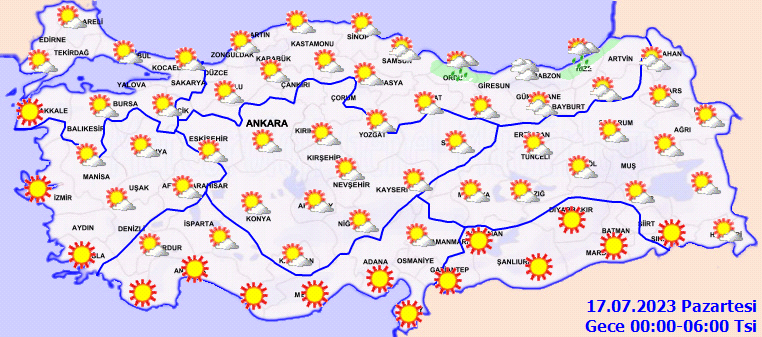 Meteoroloji uyardı: Kavurucu sıcaklar yerini sağanağa bırakıyor Meteoroloji uyardı: Kavurucu sıcaklar yerini sağanağa bırakıyor