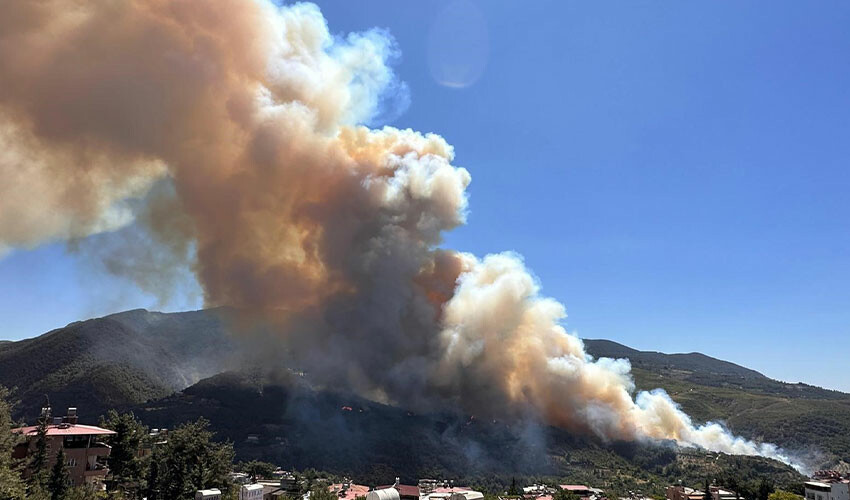 Son Dakika... Hatay'da orman yangını! Havadan ve karadan müdahale ediliyor Son Dakika... Hatay'da orman yangını! Havadan ve karadan müdahale ediliyor