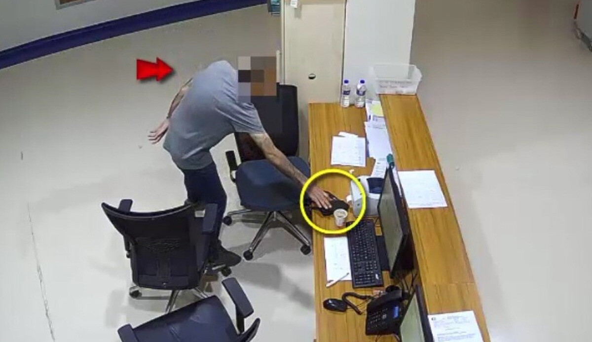 Hastane hırsızı, çalışanların cep telefonlarını çalıp kaçtı Hastane hırsızı, çalışanların cep telefonlarını çalıp kaçtı