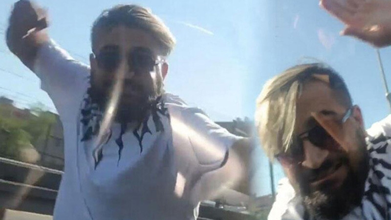 Şehir magandası yol kesip hamile kadının da içinde olduğu araca saldırdı! O anlar kamerada...