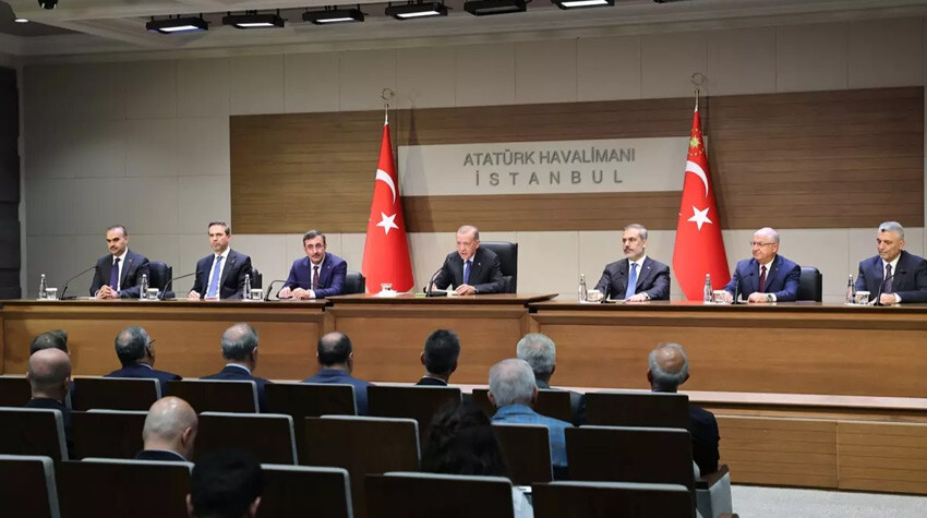 Son dakika: Cumhurbaşkanı Erdoğan'dan Körfez turu öncesi tahıl koridoru ve Suriye mesajı